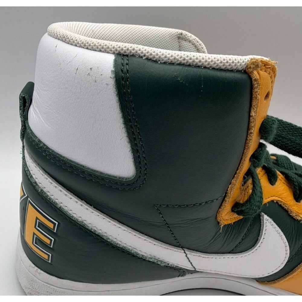 Nike High Top Sneakers Green Yellow White Men’s Size 10.5 FN4442-300 - Picture 11 of 11